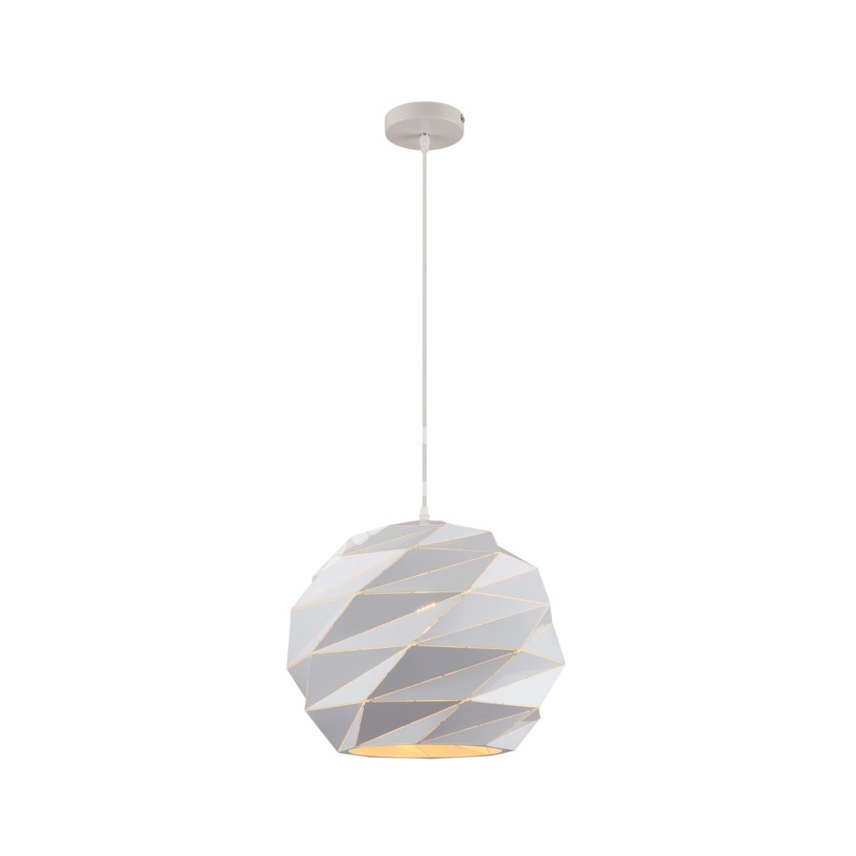 Светильник белый металл Laser Cut Globe подвесной потолочный светильник XLarge с E27, 150-18156 5