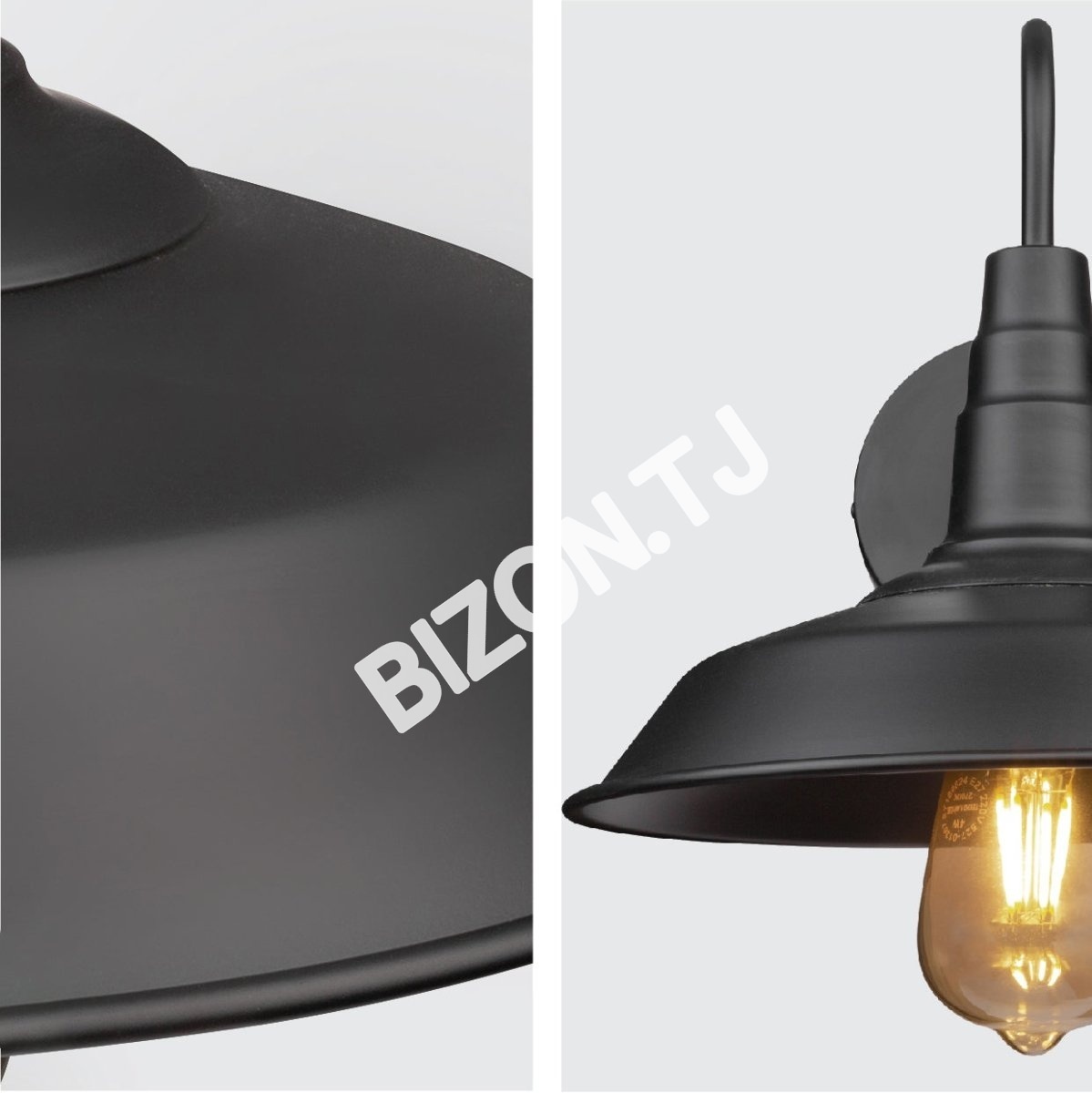 Бра белый Swan Step металл Industrial Retro настенный светильник с E27 Fitting, 151-19610 7