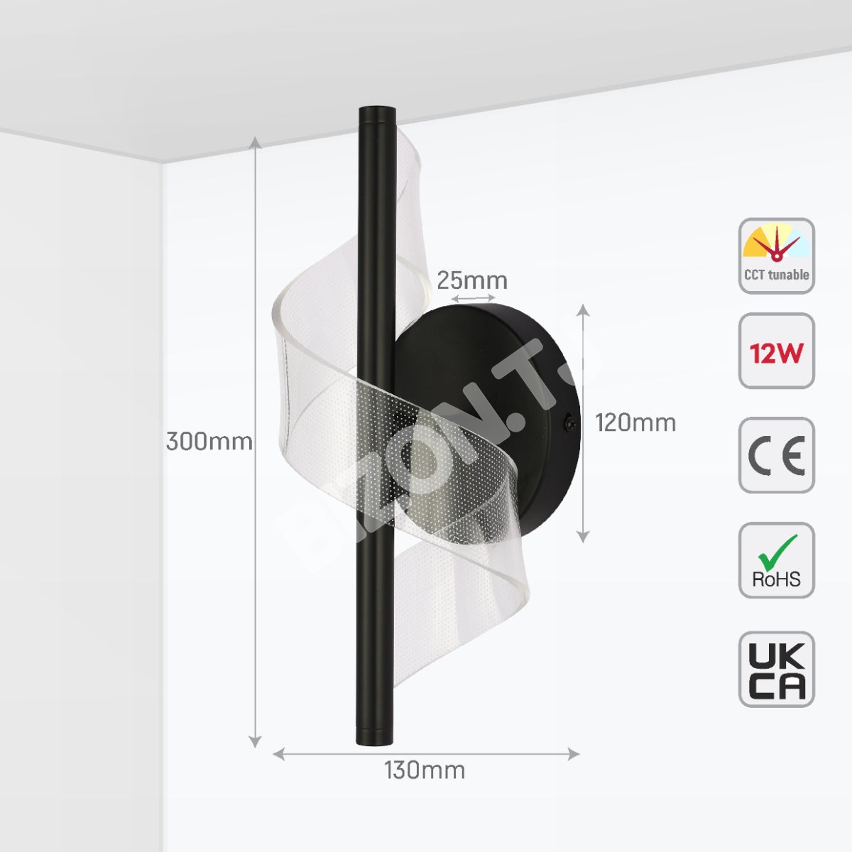 LED B3150-1 12 Вт золотой D120 CCT Changeble, 151-19704 17