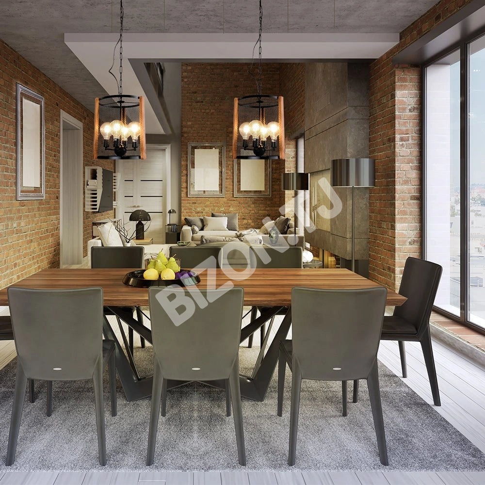 Люстра Chandelier 8675-D1xE27 BK METALIZ, 156-19524 10