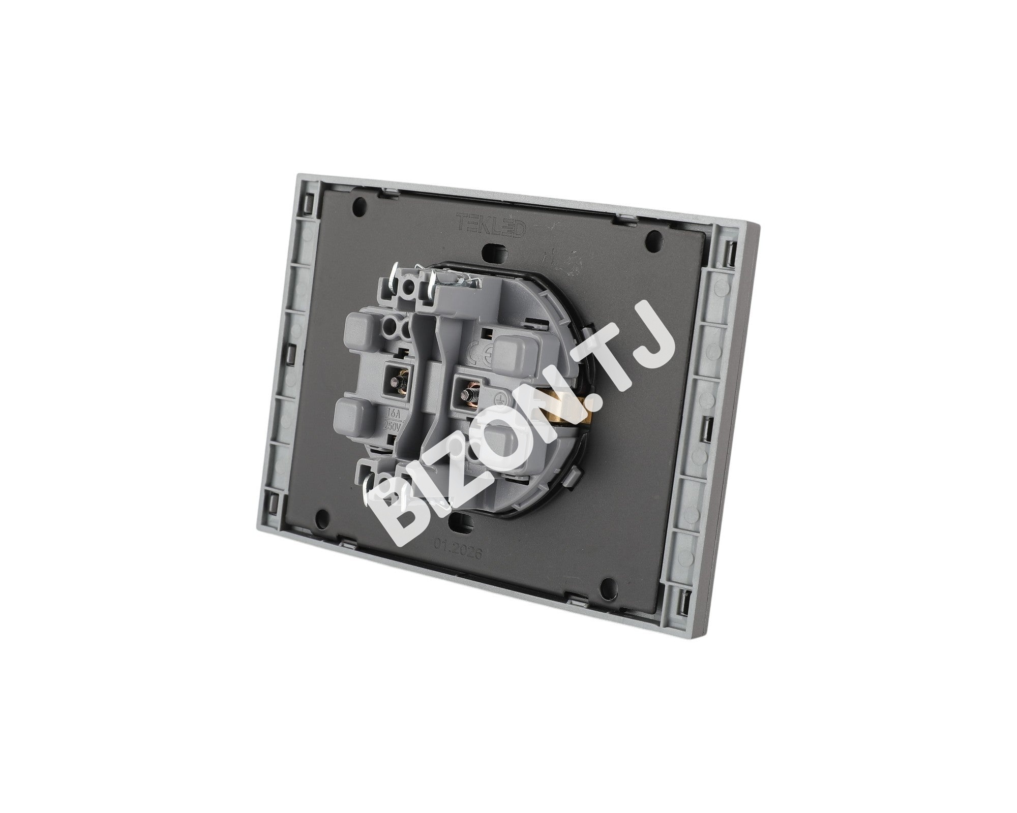 Розетка 2-я SCHUKO с / з, с / у, Черная, серия NIZMO, ELECTRIC 72 / 6, 283-03516 13