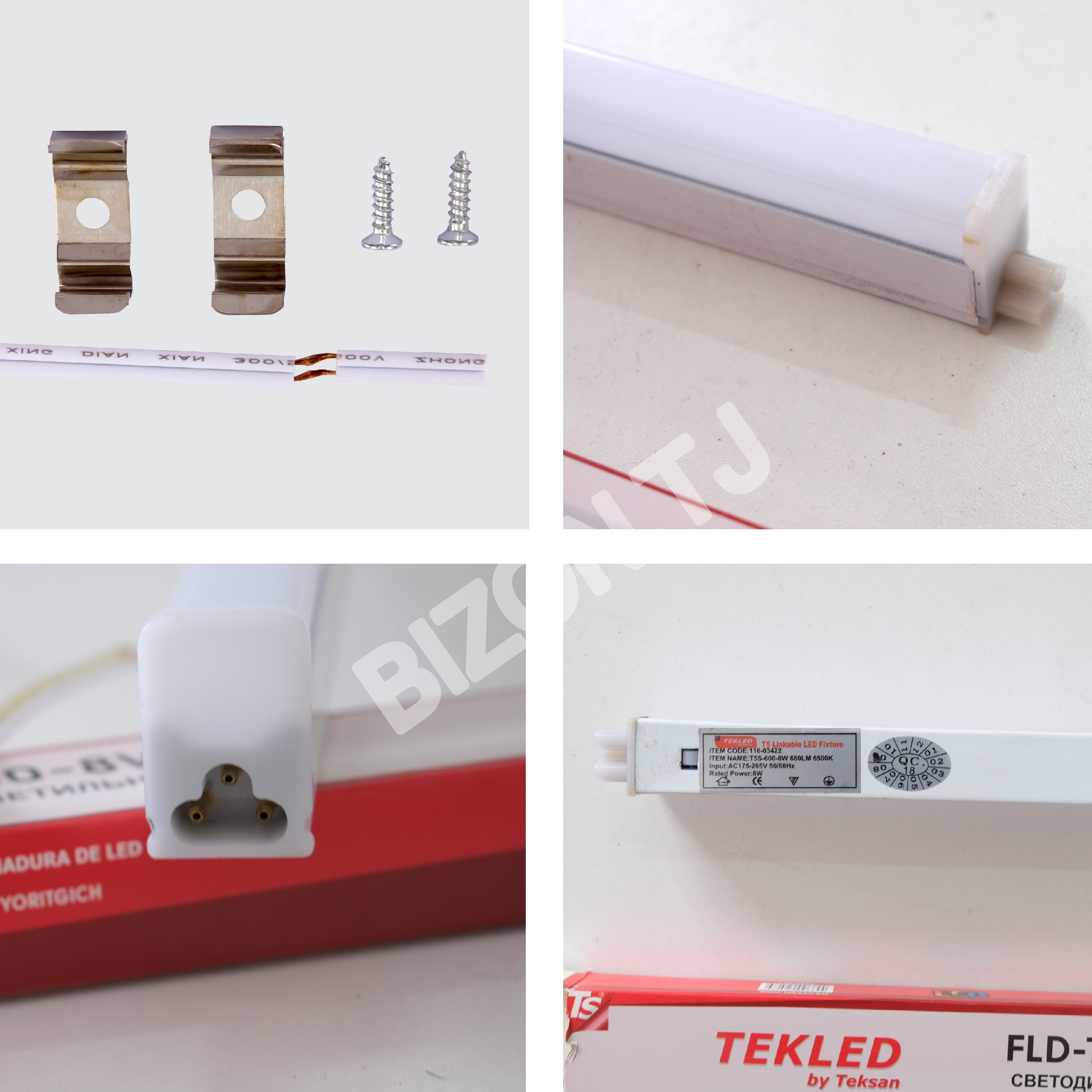 Светильник LED T5 S-600 8 Вт 680 лм 6500 К IP20 40, 116-03422 19