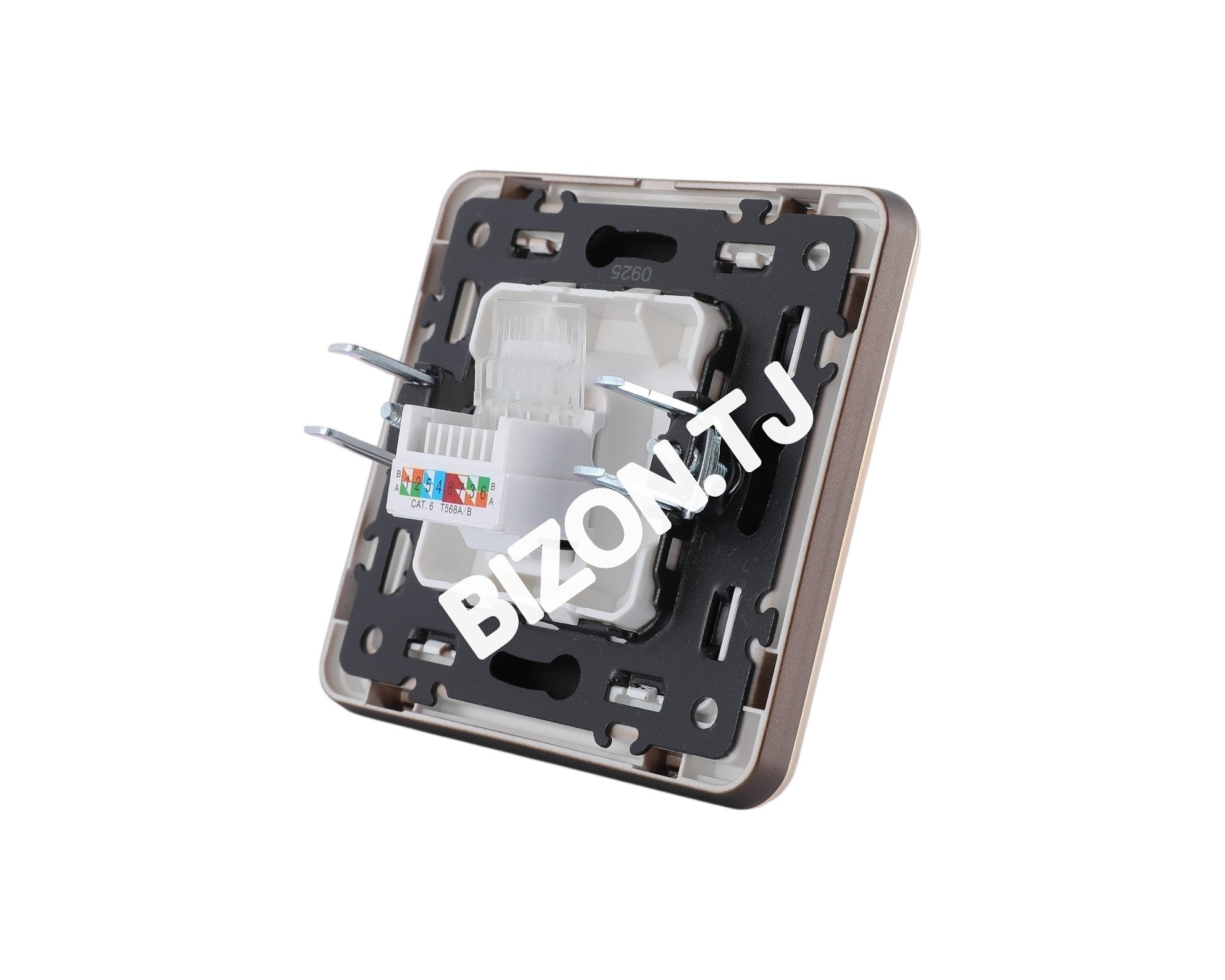 Розетка компьютер RJ45 CAT6, с / у, Белый, серия SAKURA, 100 / 10, 282-03100 23