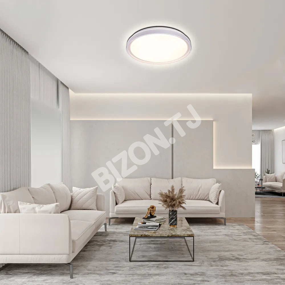Светильник LED потолочный Светильник MASIERO 40Wx2 белый D500 6000 К, 165-16023 3