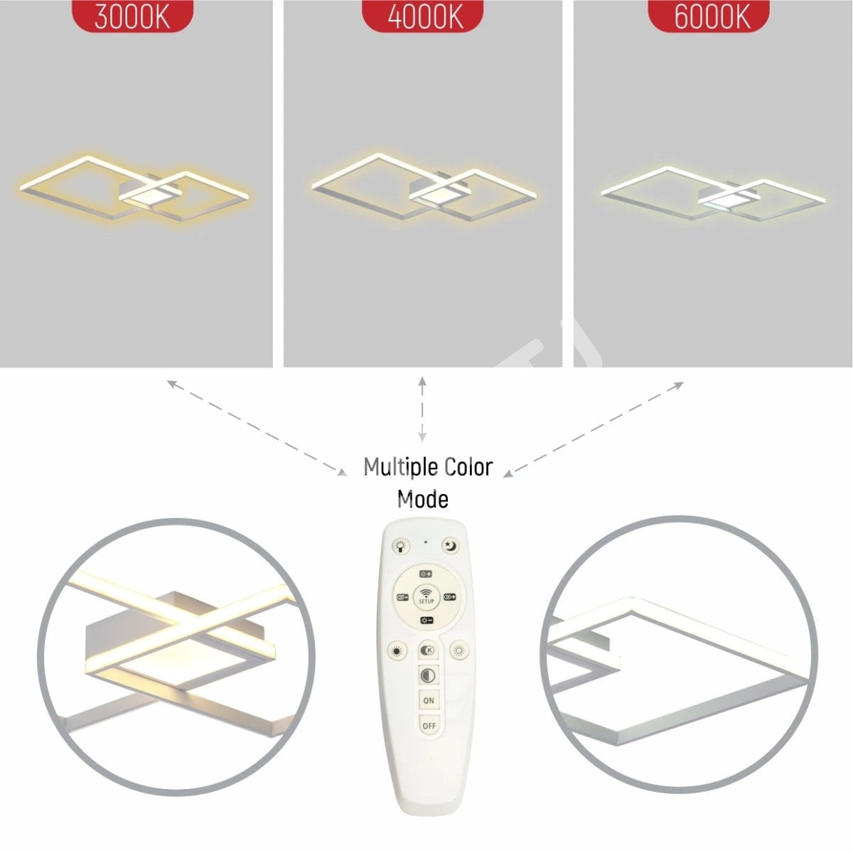 Люстра Chandelier LED BREVE 34 Вт WHITE1100 лм 550, 154-17264 4