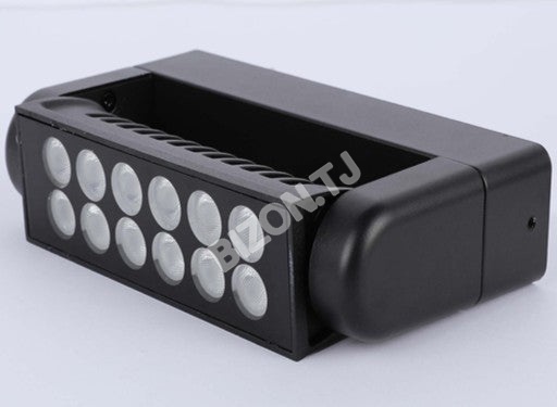 Светильник LED настенный Washer светильник черный 12 Вт 3CCT, 182-03460