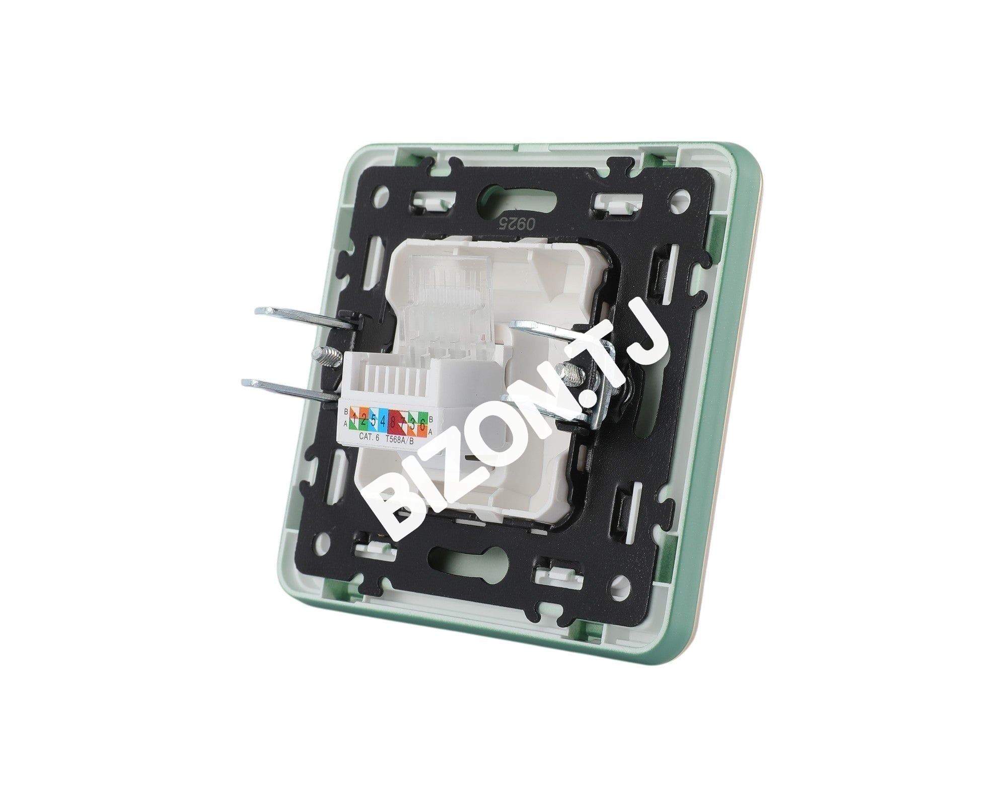 Розетка компьютер RJ45 CAT6, с / у, Белый, серия SAKURA, 100 / 10, 282-03100 33