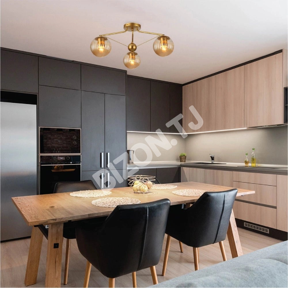 Люстра 52033 5xE27 CHAMPAGNE+золотой, 159-17680 11