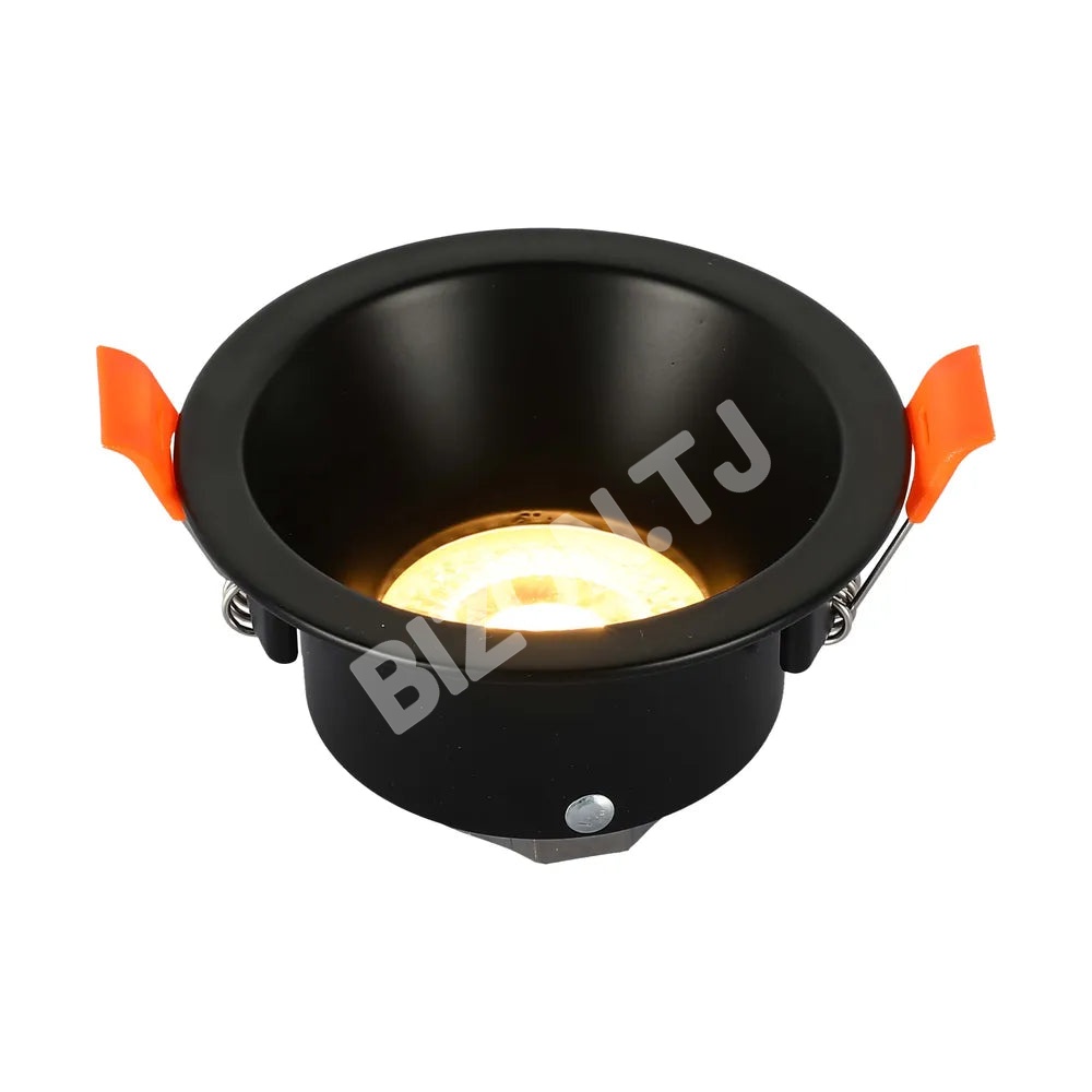 Светильник Extra Low UGR Fixed Aluminium даунлайт T-101 IP20 GU10 черный круглый, 143-03996