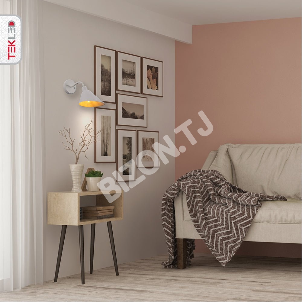 Бра Matte белый Cone настенный светильник с E27 Fitting, 151-19630 5