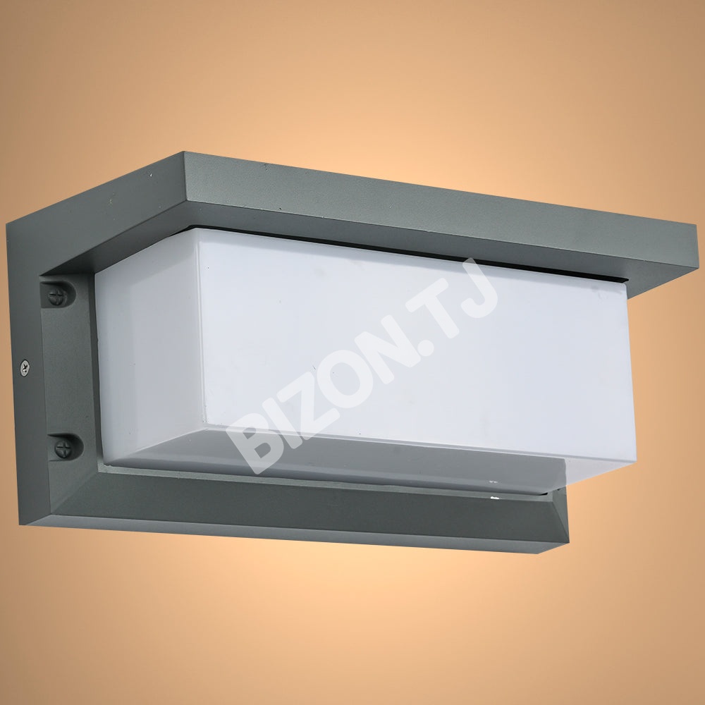 Лампа LED Cubioid Hood настенный лампа 20 Вт 4000 К DONEGrey IP54, 182-03358