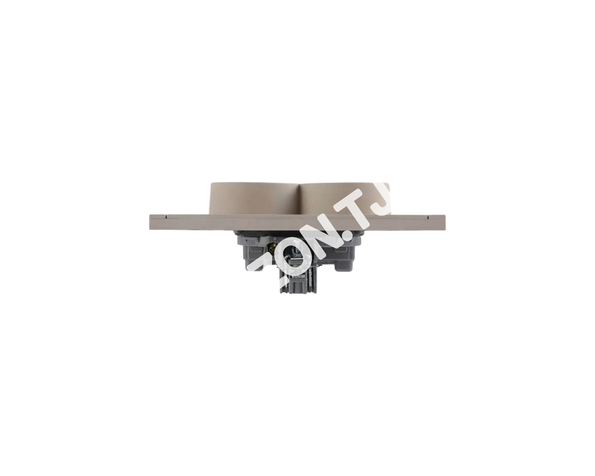 Розетка 2-я SCHUKO с / з, с / у, Черная, серия NIZMO, ELECTRIC 72 / 6, 283-03516 19