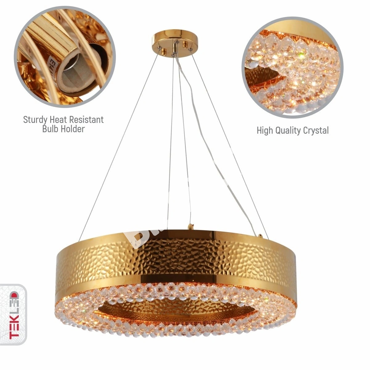 Светильник Ball Crystal золотой металл Chandelier потолочный светильник D600 с 8XE14, 156-19564 7