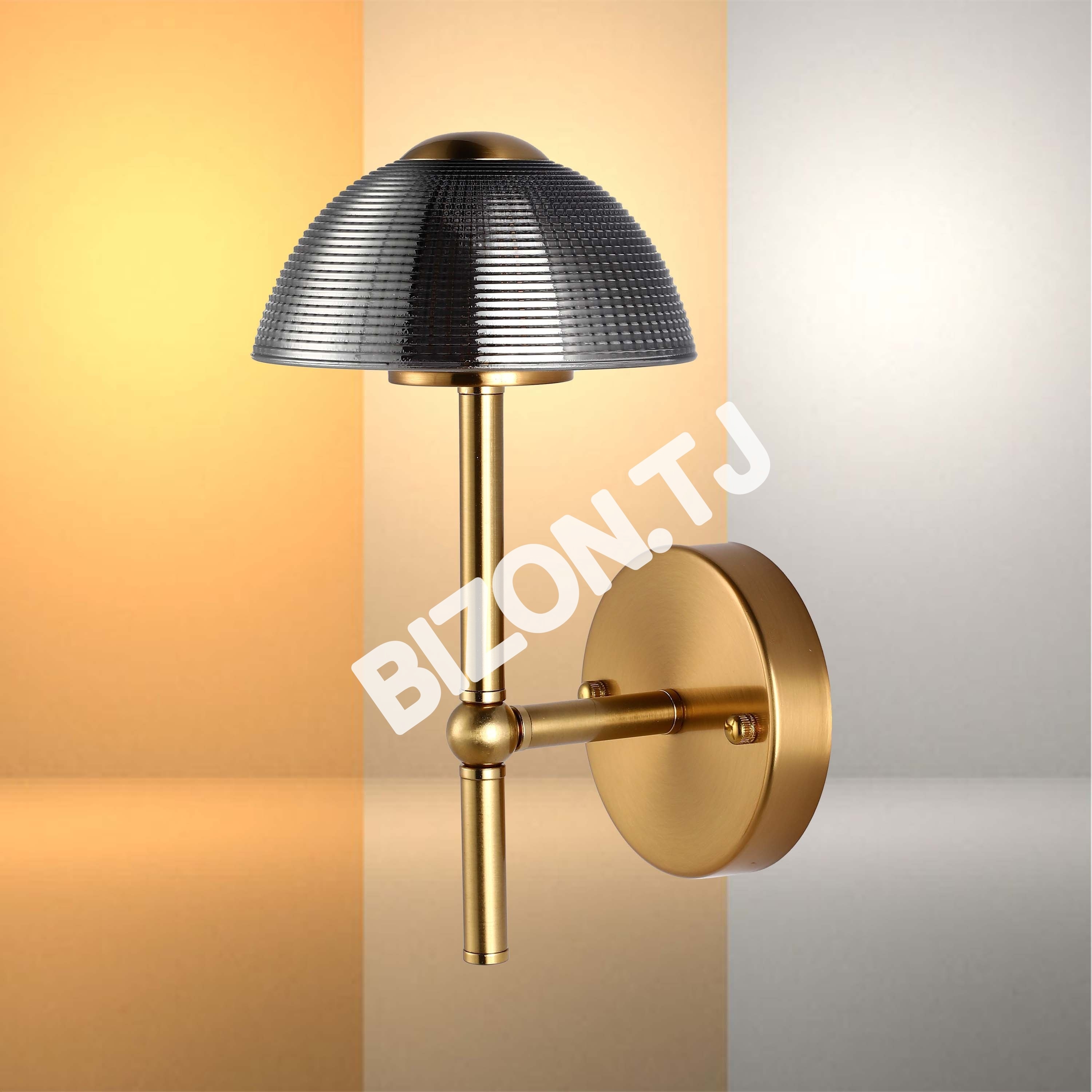 Бронзовый LED настенный светильник 6565-A Amber стекло 5 Вт 3CCT, 151-20118 7