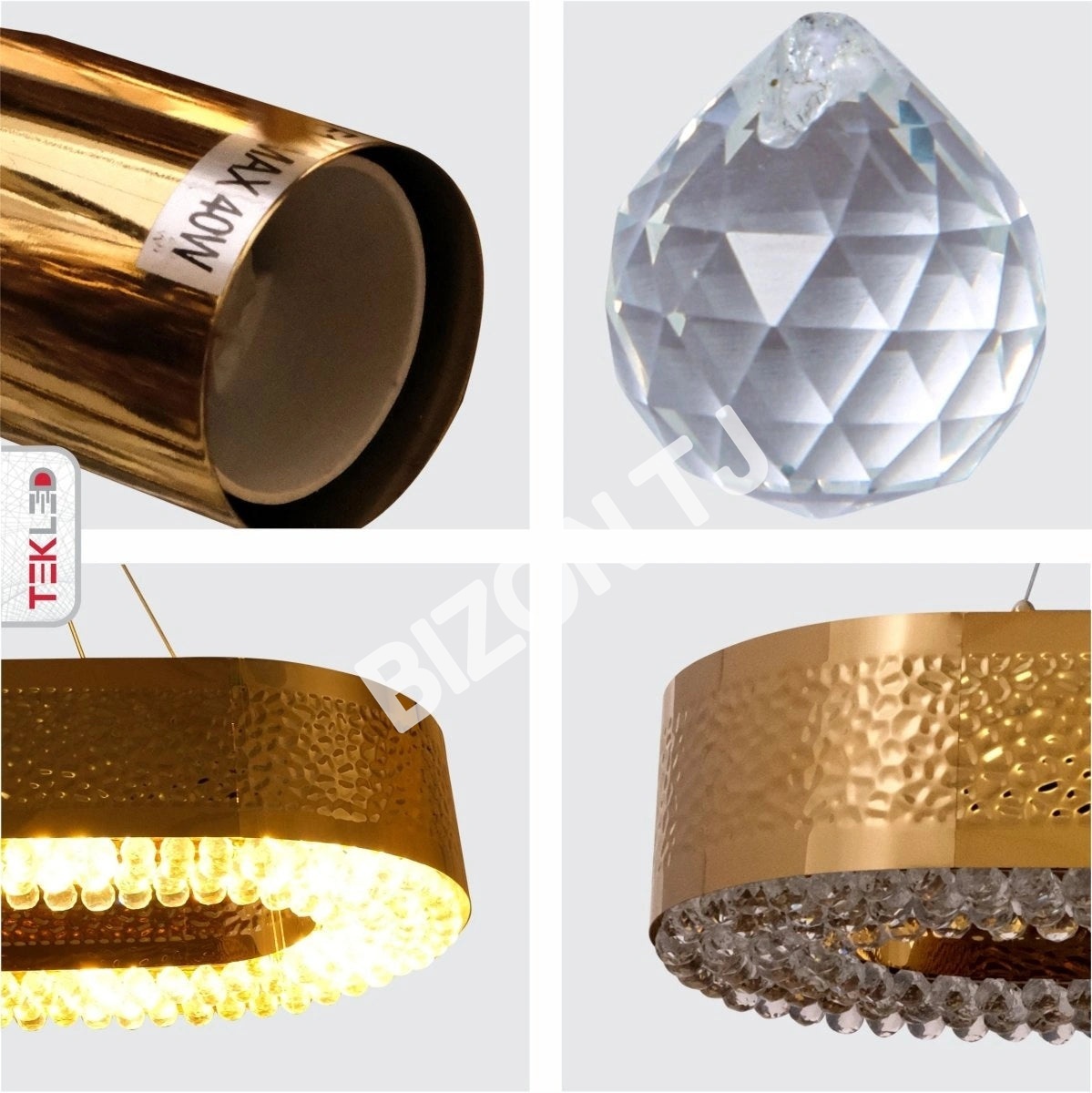 Светильник Ball Crystal золотой металл Chandelier потолочный светильник D600 с 8XE14, 156-19564 6
