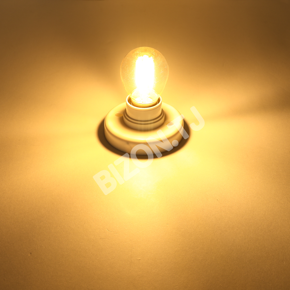LampLED G45 4 Вт E27 AMBER 410 лм 2400 К 85-265 В, 527-03100 2