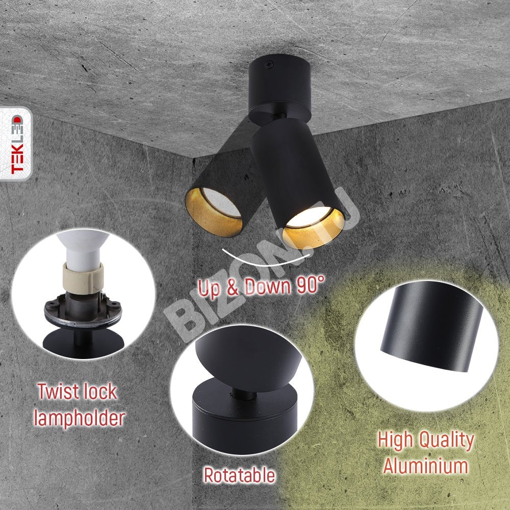 Светильник MR16 SURFACE GU10×1 белый 56×150мм 3, 172-03026 5