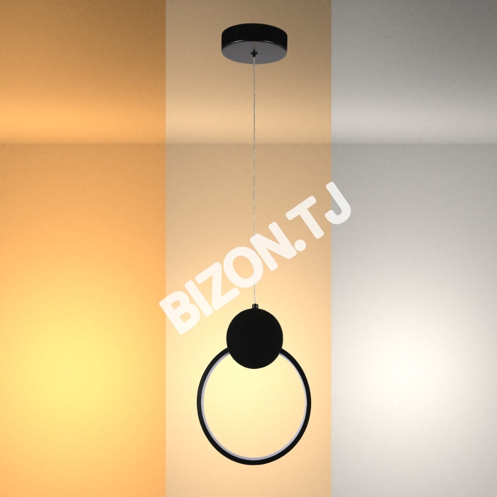 LED TIBIA 29-01 13 Вт Ring черный D200 CCT Changeble, 159-18133