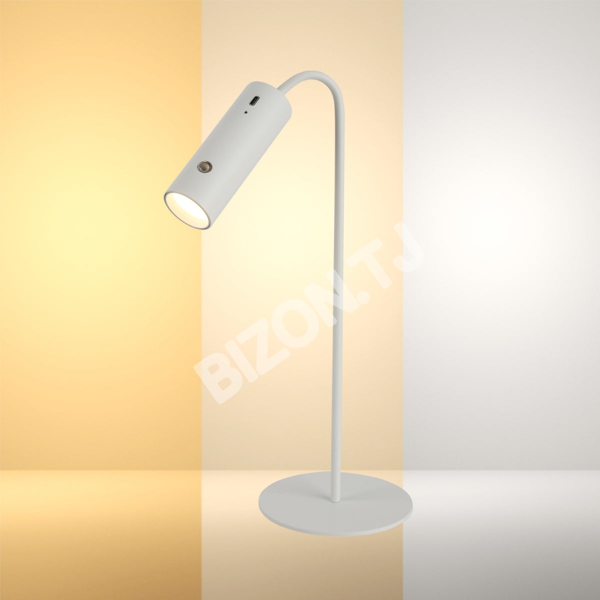 Светильник настольный SCANDINAVIAN 12 LED металл D195H335 белый, 130-03708 9