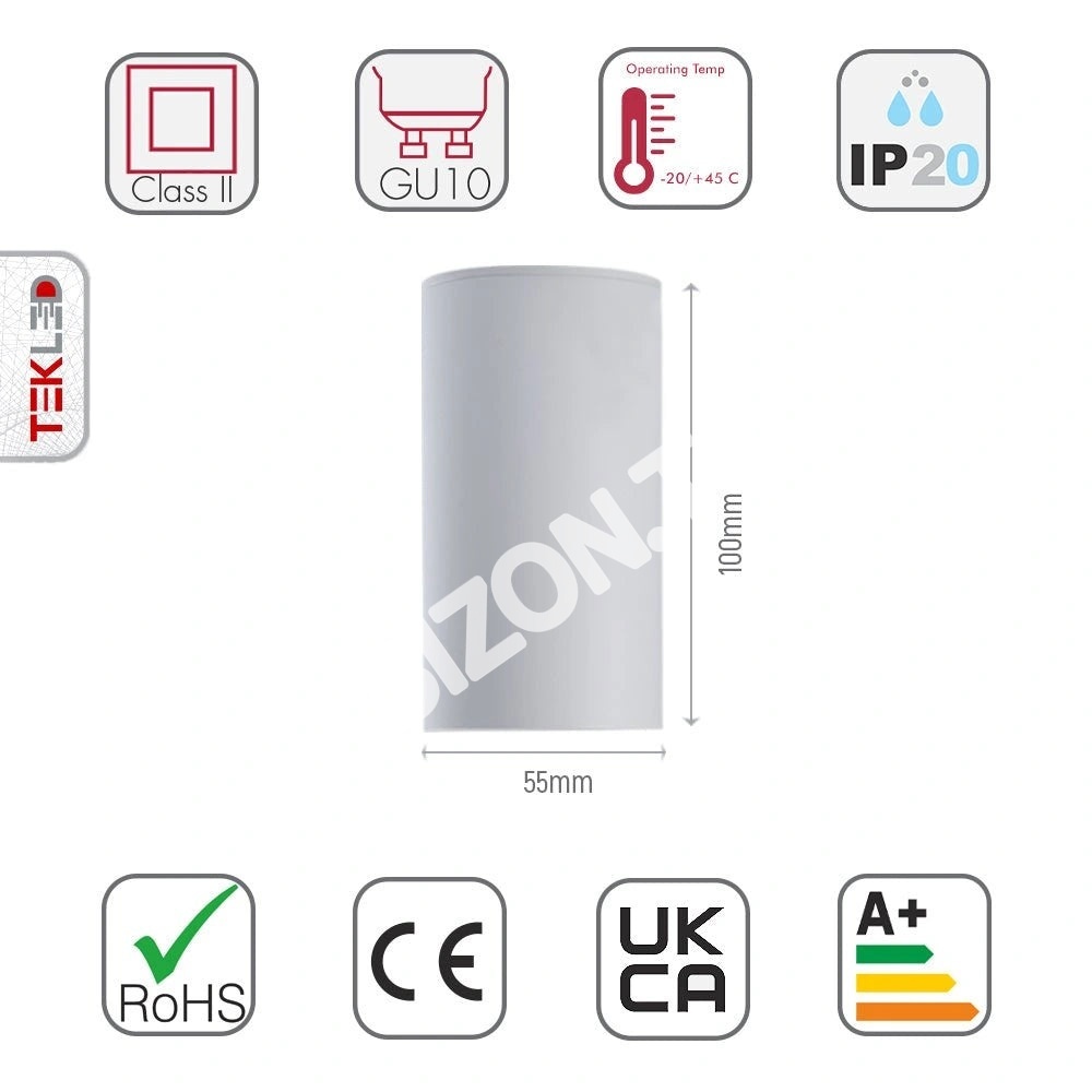 Светильник MR16 SURFACE GU10×1 черный 56×100мм 5, 172-03020 4