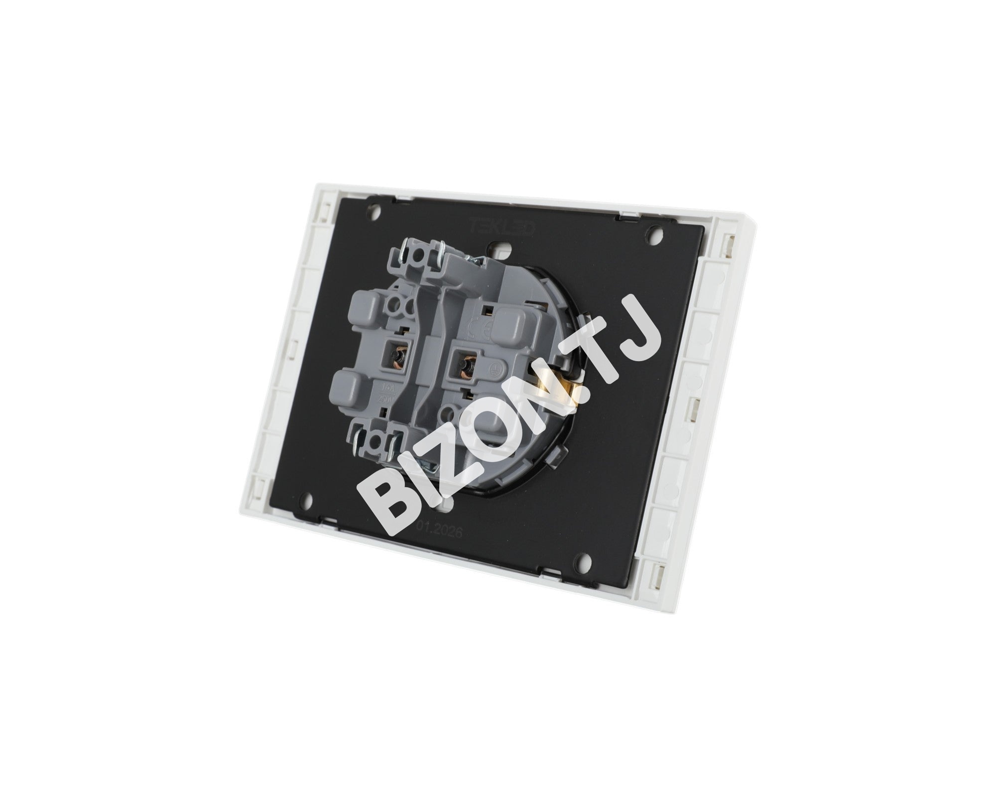 Розетка 2-я SCHUKO с / з, с / у, Черная, серия NIZMO, ELECTRIC 72 / 6, 283-03516 7
