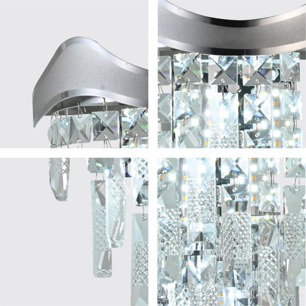 Бра Crystal 3xE14 золотой 250 мм*H330 мм, 151-19956 22