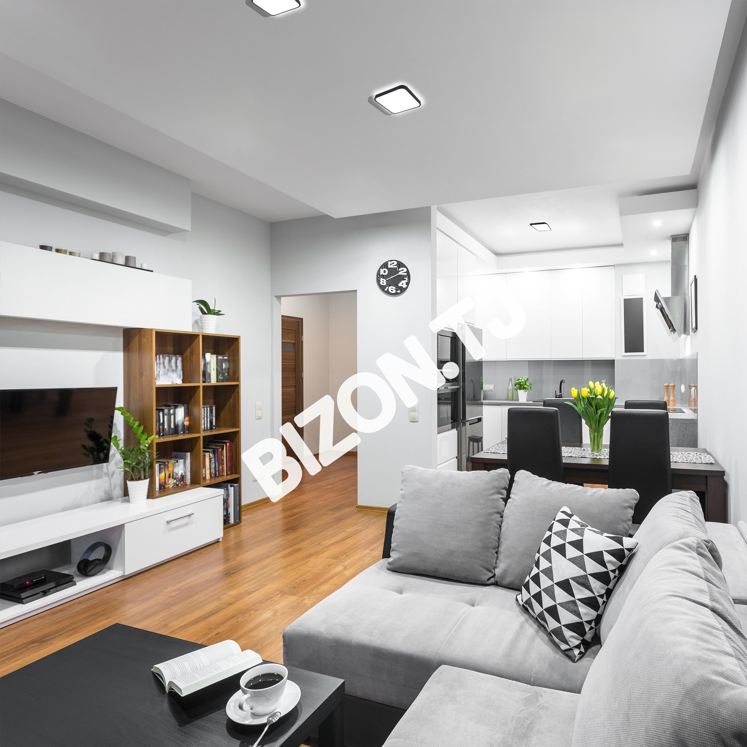 LED RIO-рамка 36 Вт черный 4000 К, 118-03264 8
