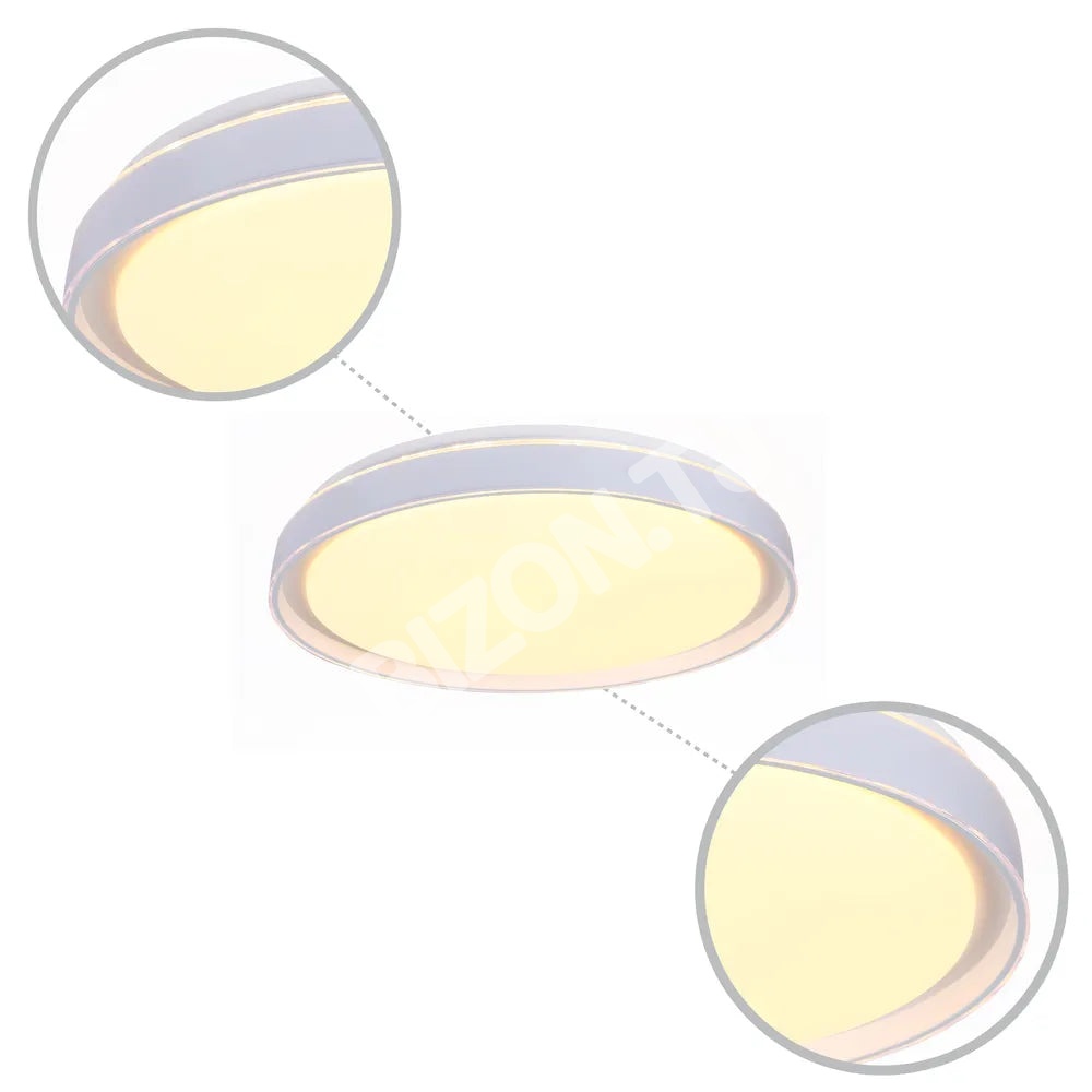 Светильник LED потолочный Светильник MASIERO 30Wx2 белый D400 6000 К, 165-16022 6