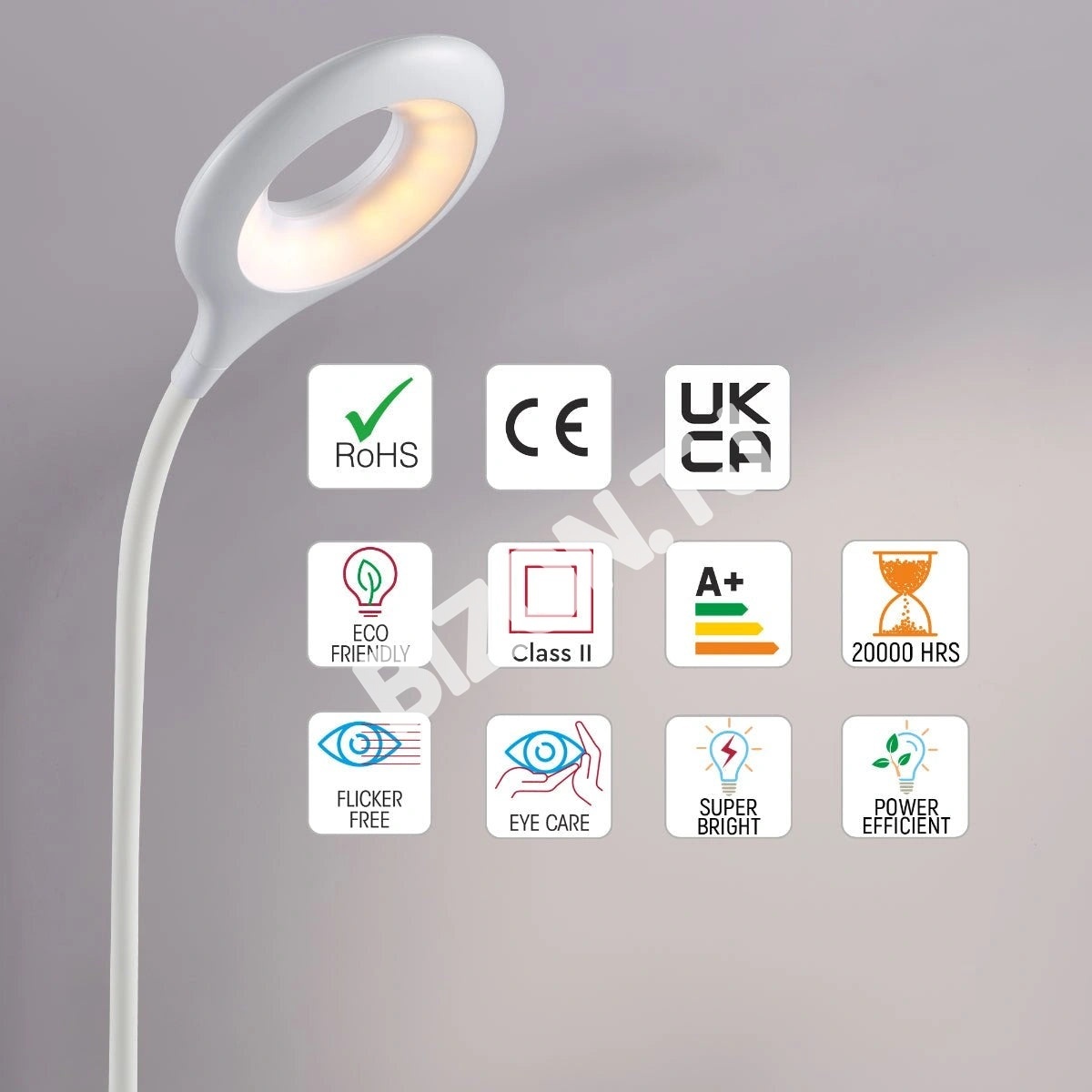 Светильник настольный LED PH219 3 Вт 5V280 лм BL 3000K6000 К, 130-03602 5