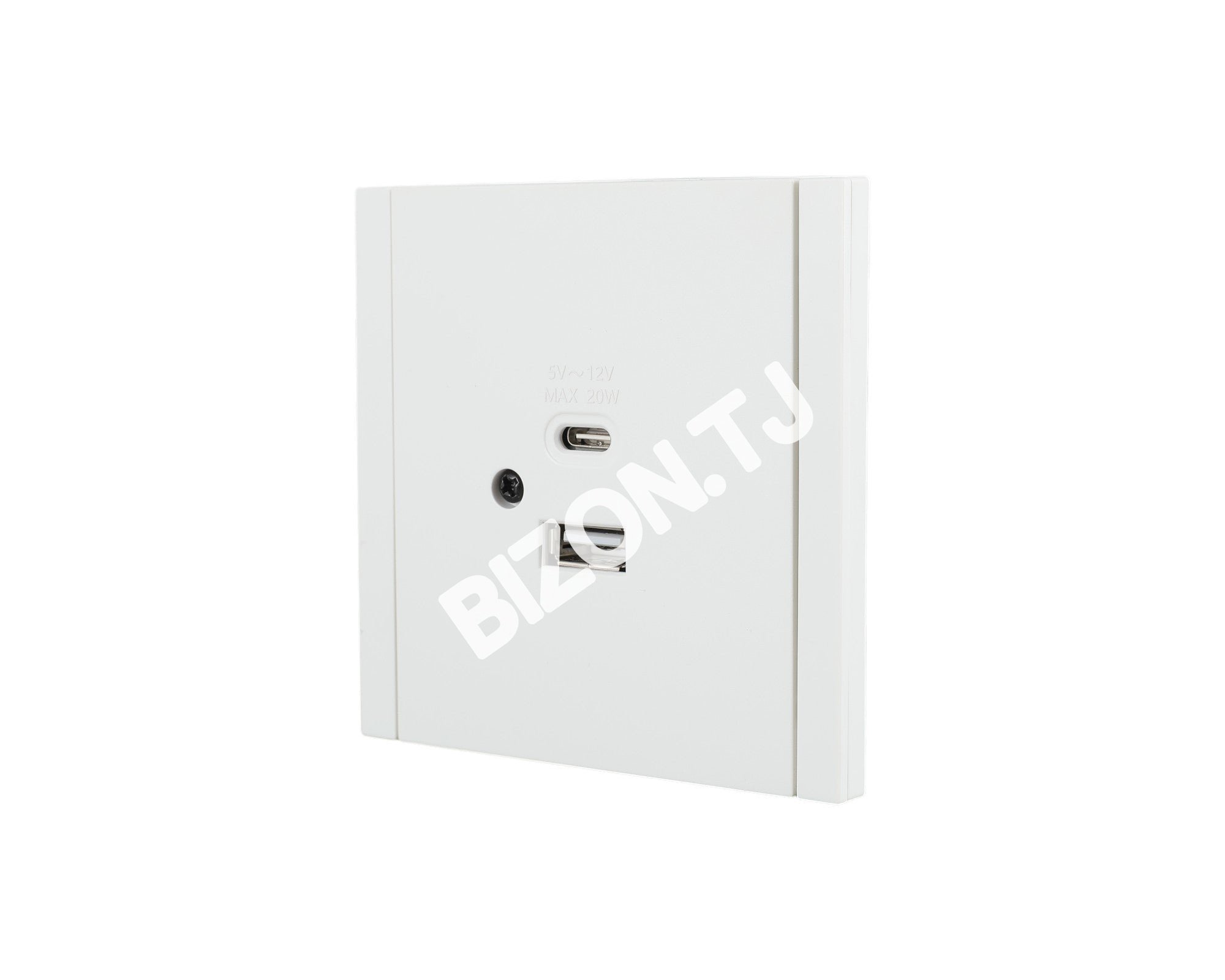 Розетка USB+TYPE C 20Вт, с / у, Черная, серия NIZMO, ELECTRIC 96 / 8, 283-03530 12