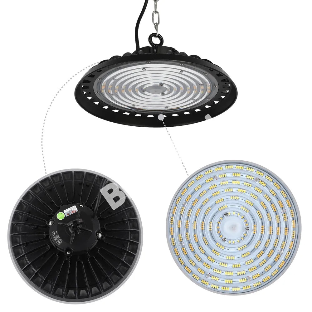 UFO Highbay 200 Вт 3000 К / 4000 К / 6000 К черный, 230-03051 6