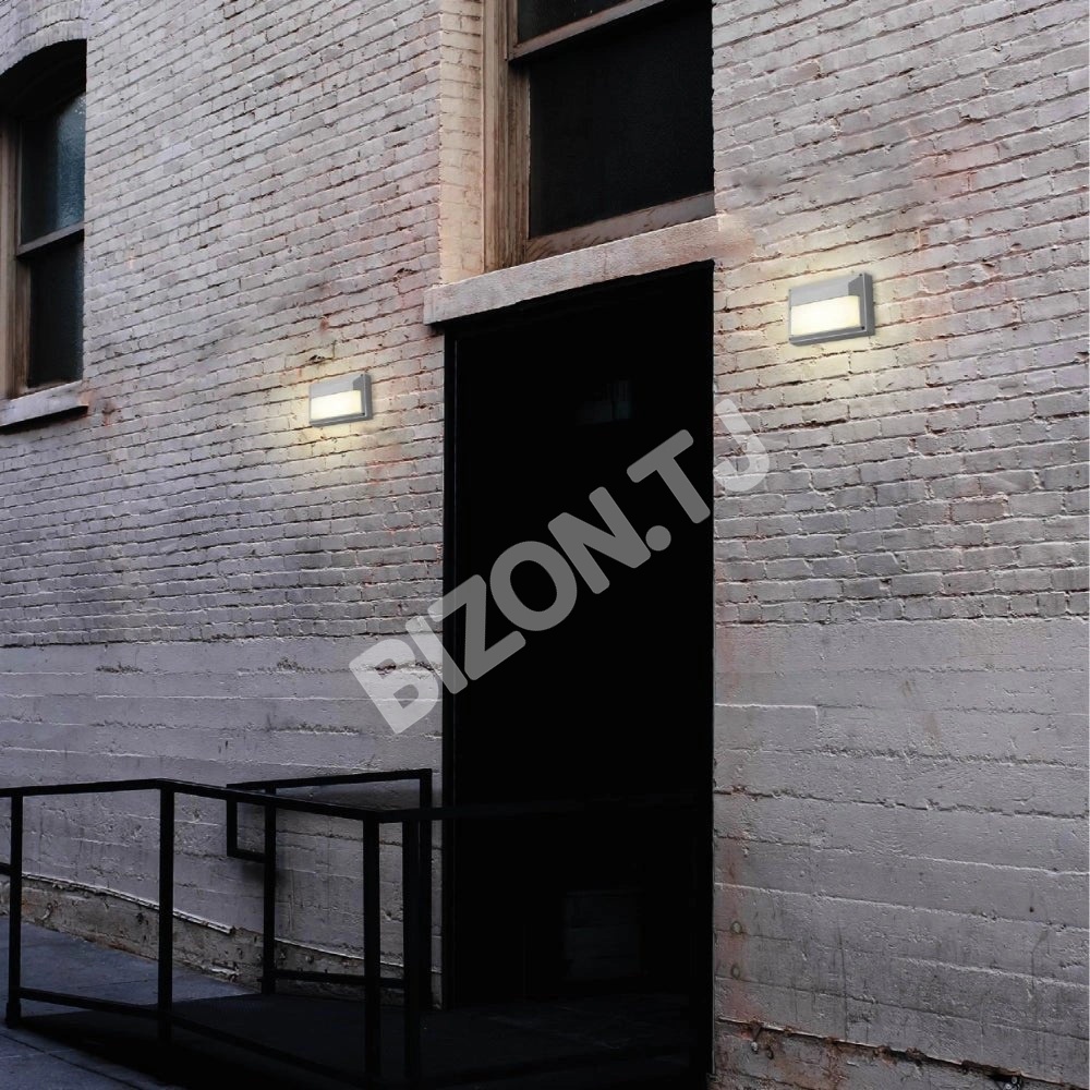 LED Rectangle Half настенный Lamp20 Вт 4000 К DONEGreyIP54, 182-03359 6