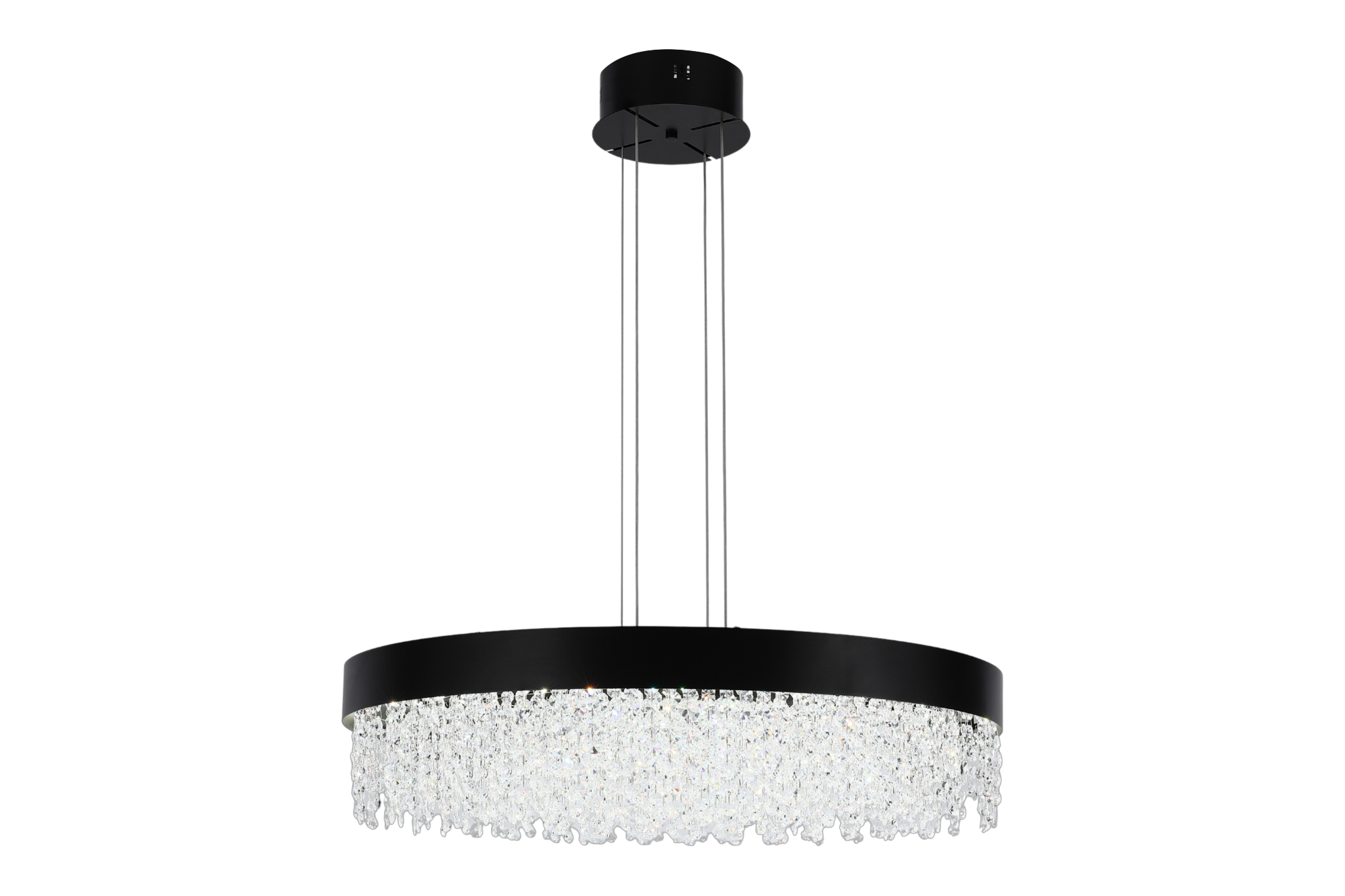 Люстра Crystal Q3607 3CCT черный D800мм, 159-18586