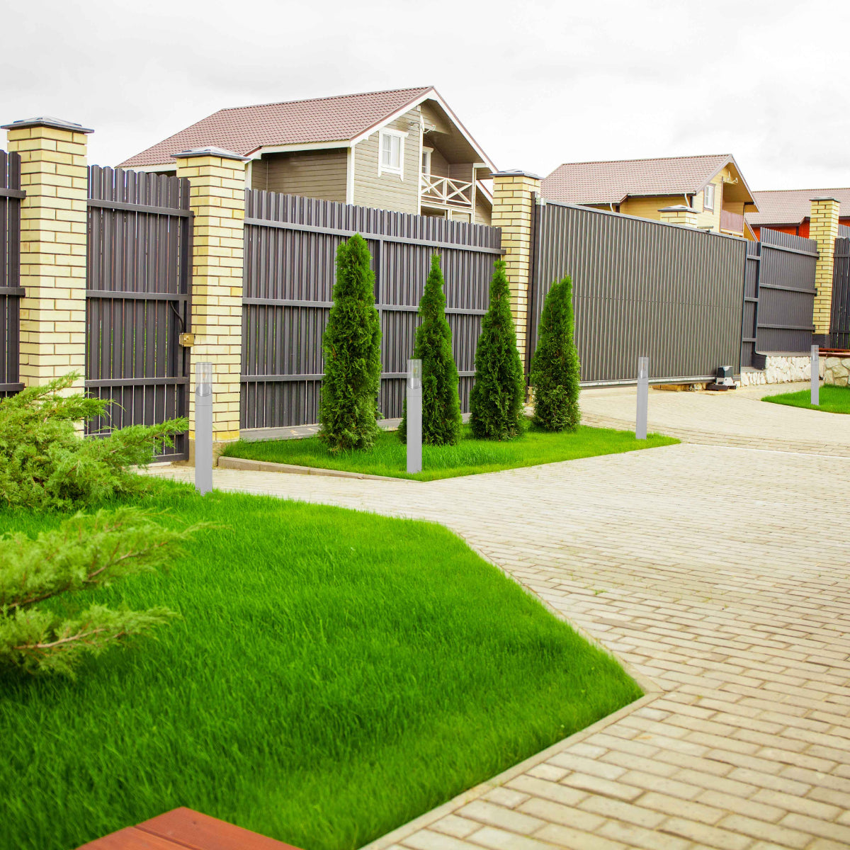 Norman Newport уличный Bollard Pathway Fence-top L, 182-03428