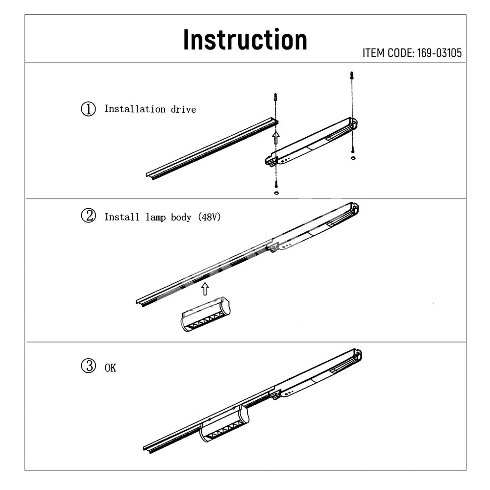 Светильник LED магнитный Adjustable SLIM 6 Вт 48 В 4000 К (Ре, 169-03105 8