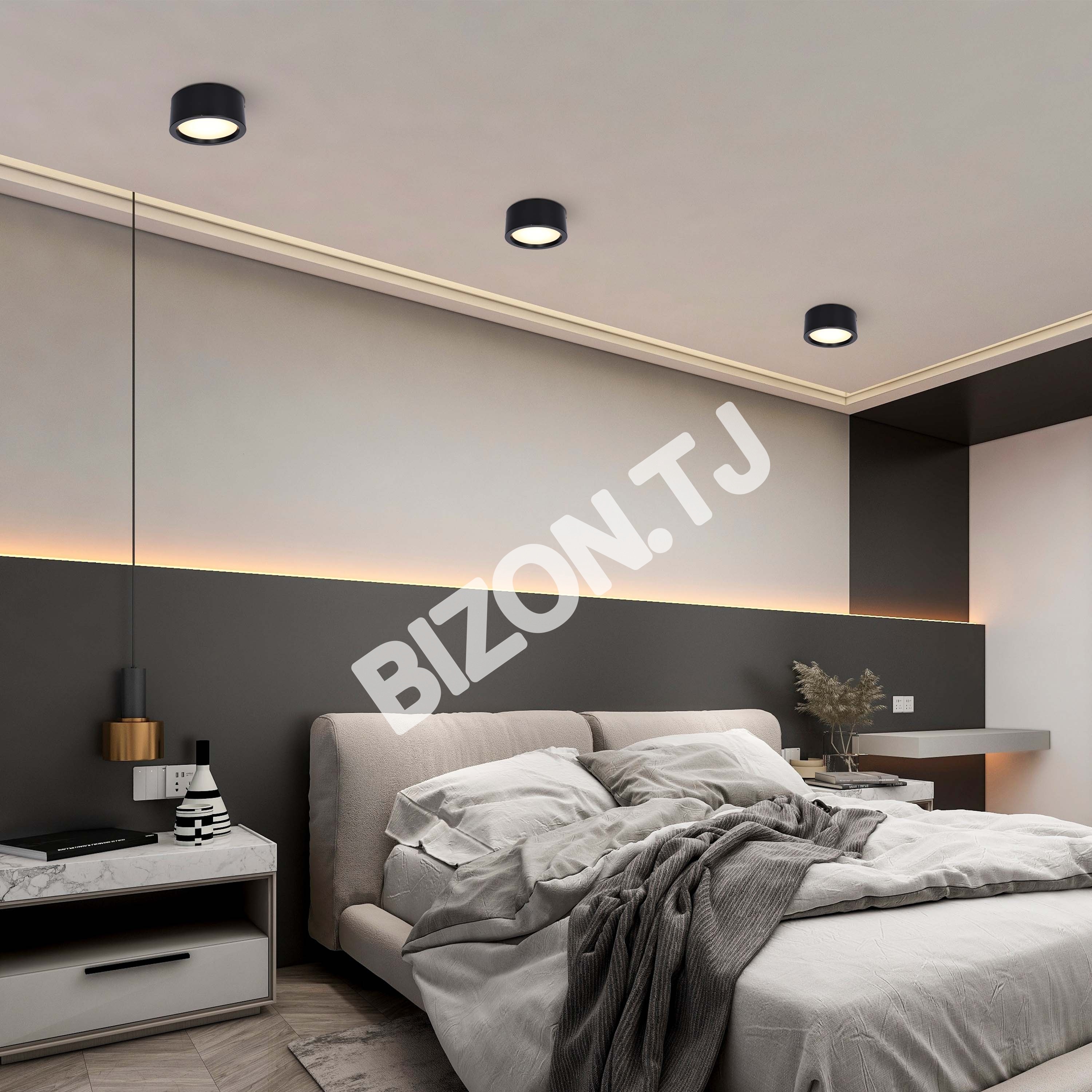Светильник даунлайт LED MIRA 10 Вт 3CCT черный, 165-15973 20