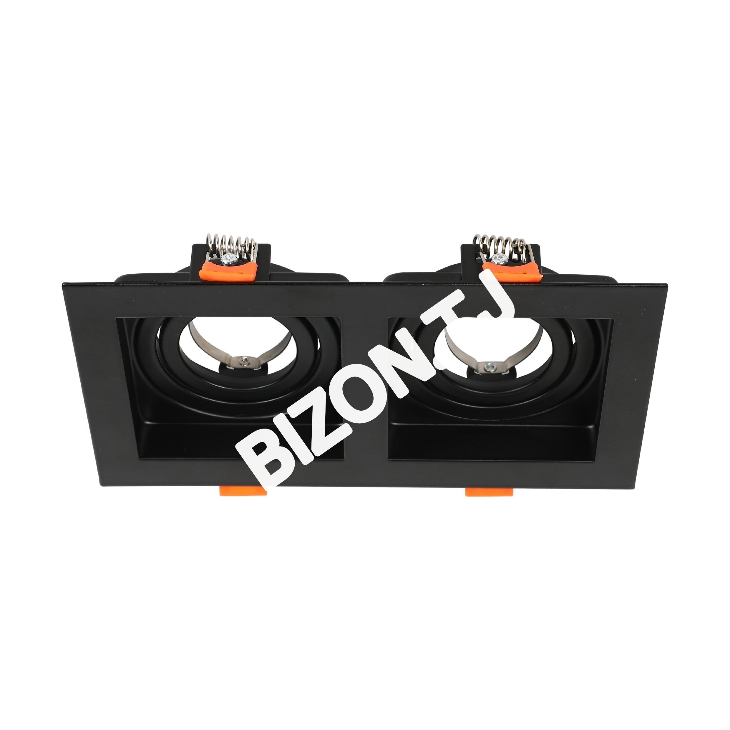 Светильник Grille Rectangle Recessed Tilt даунлайт GU5.3 белый and черный 2 way, 143-03514 11