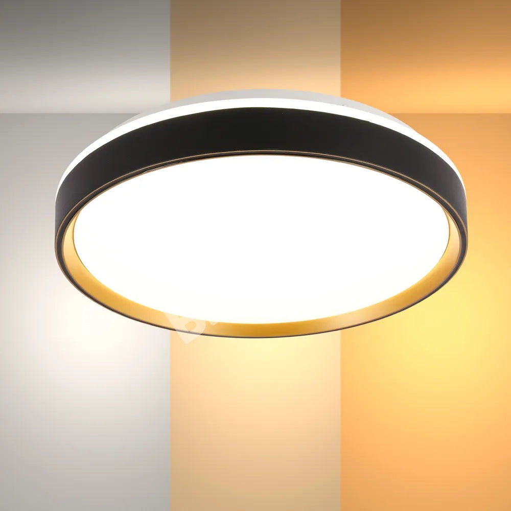Светильник LED потолочный Светильник о BG400 30Wx2 черный золотой D400, 165-16006