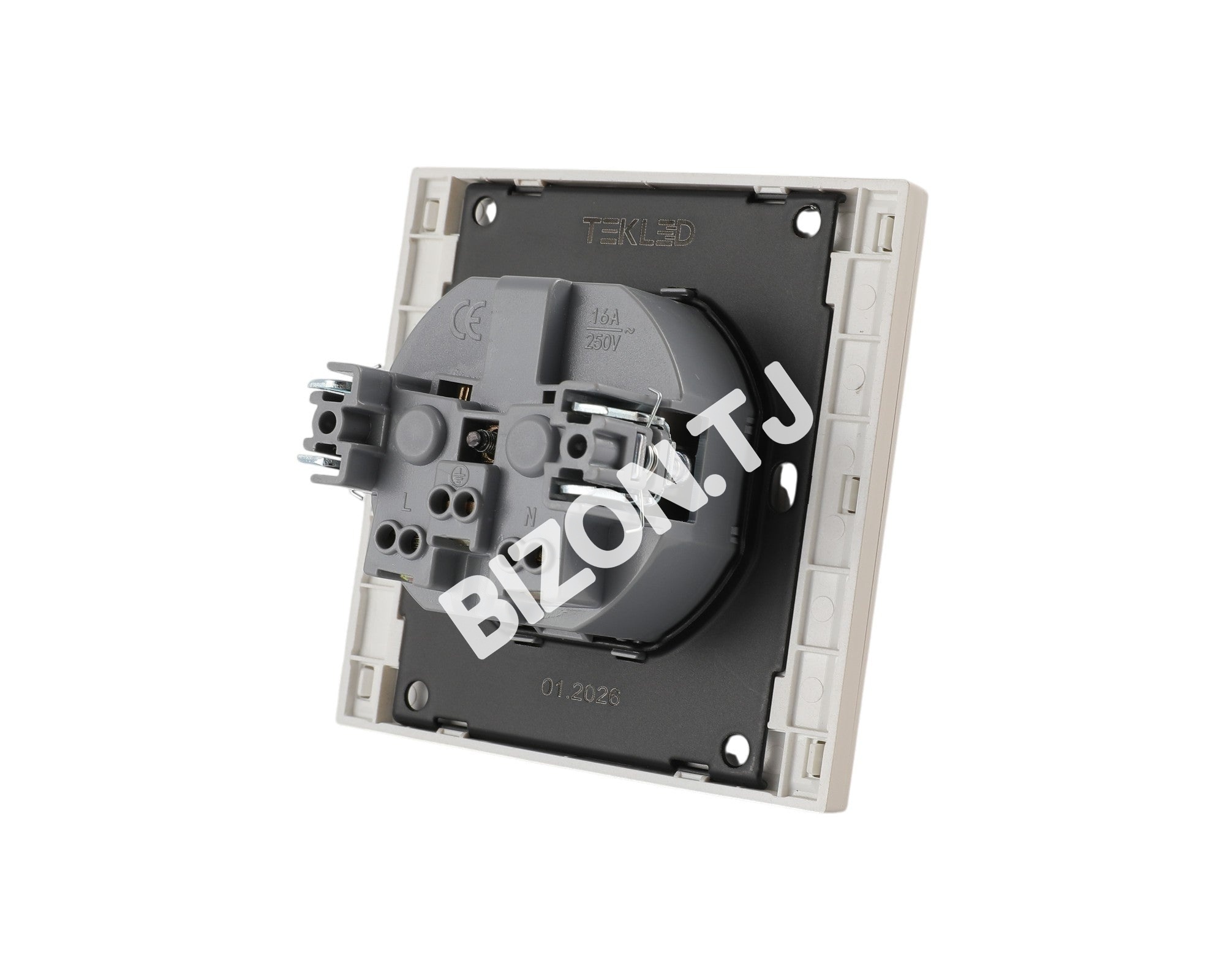 Розетка SCHUKO с / з, с / у, Черная, серия NIZMO, ELECTRIC 120 / 10, 283-03512 18