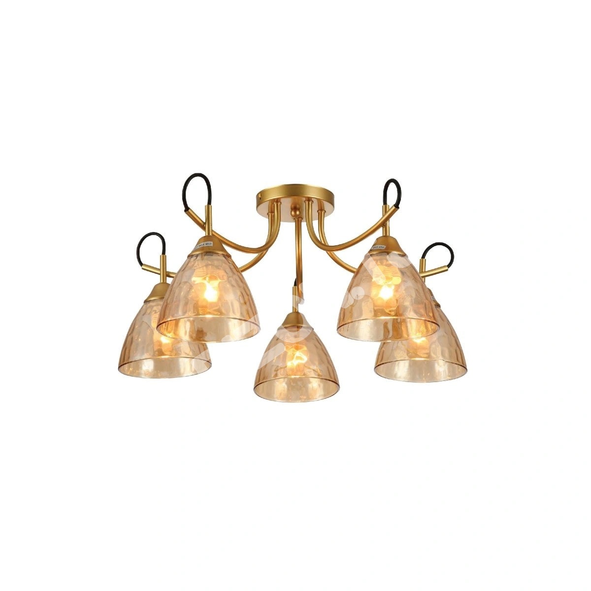 Люстра 52004 5xE27 CHAMPAGNE+золотой, 159-17642 2