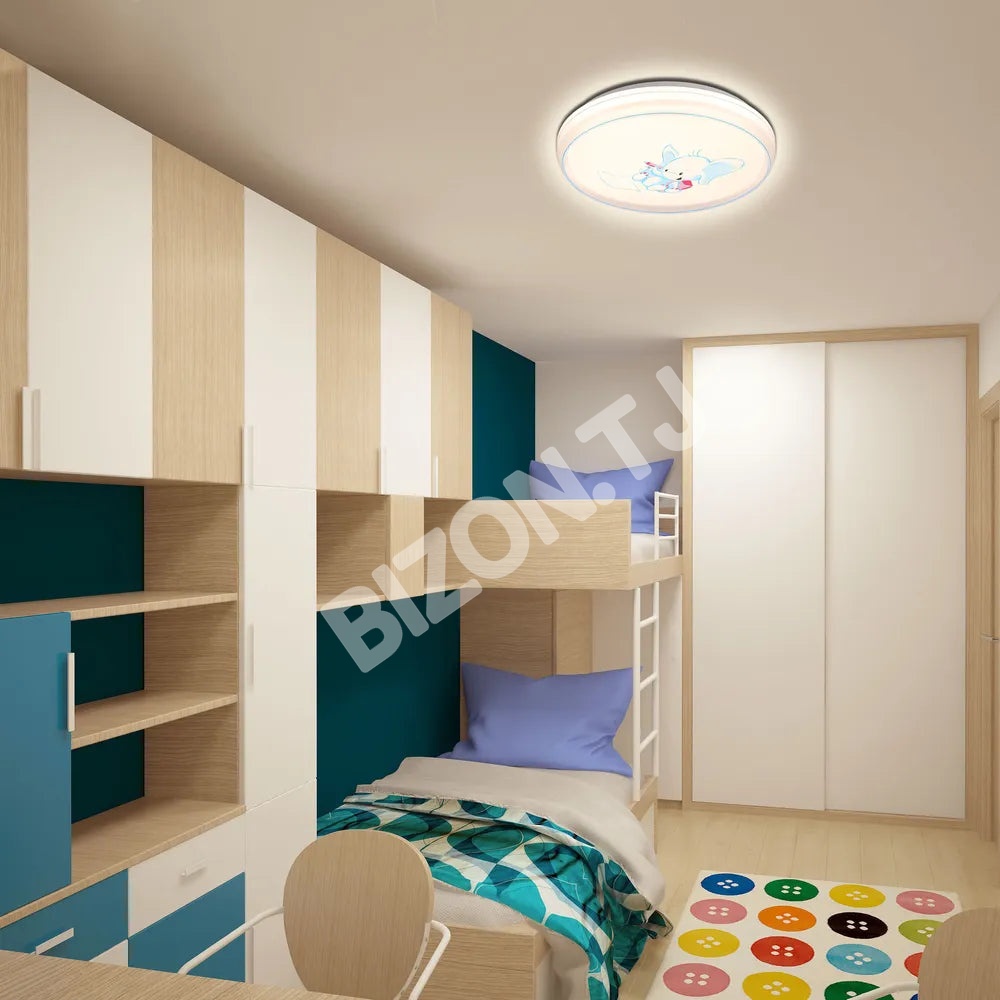 Светильник LED потолочный Светильник ELEPHANT 30Wx2 синий D400 6000 К, 165-16031 4