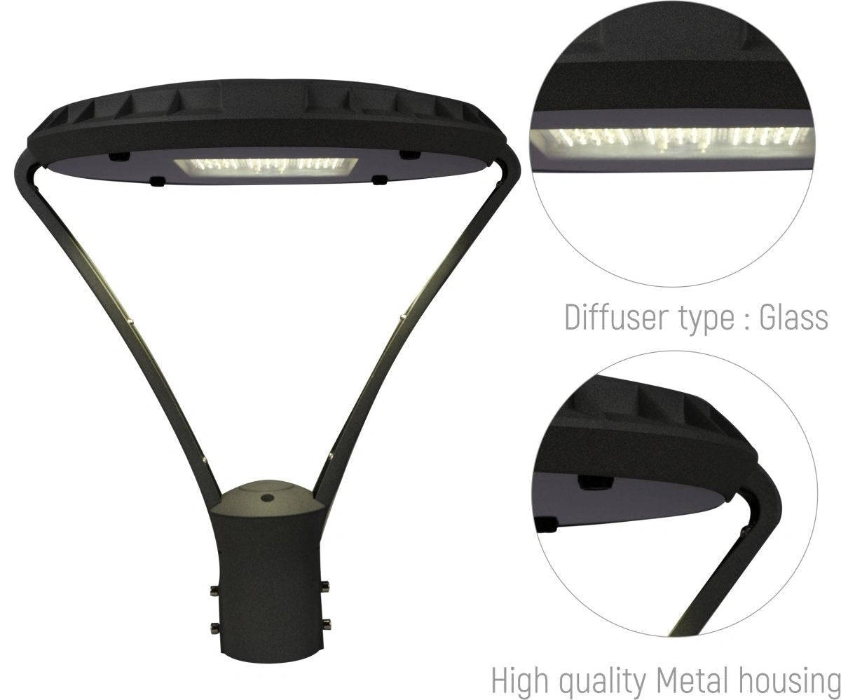 Светильник LED ATAMAN 70WGREY H<4 м, D74 4000 К IP65 beztrub, 260-03644 4