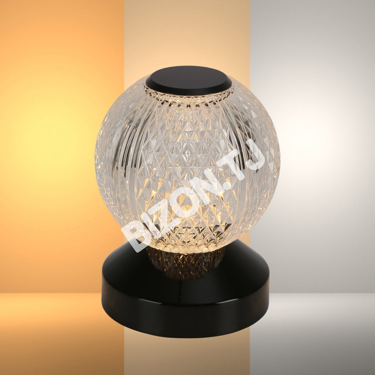Светильник настольный LED Acrylic D105H130 золотой, 130-03724 9