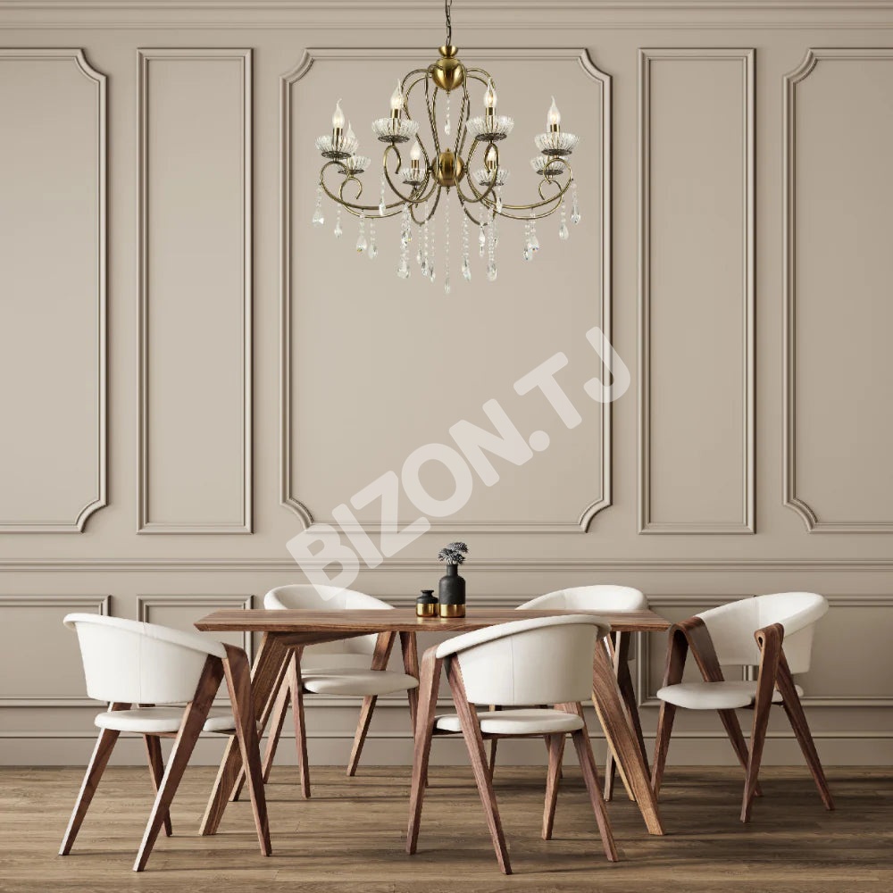 Люстра 8609-8 8xE14 IVORY, 159-17970 15
