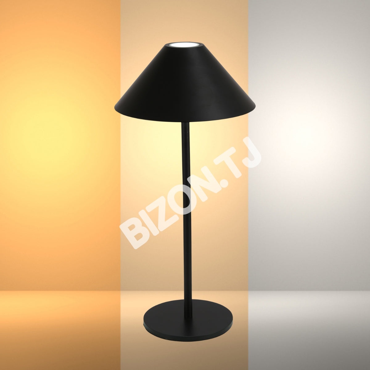 Светильник настольный SCANDINAVIAN 17 LED металл D170H340 черный, 130-03746 8
